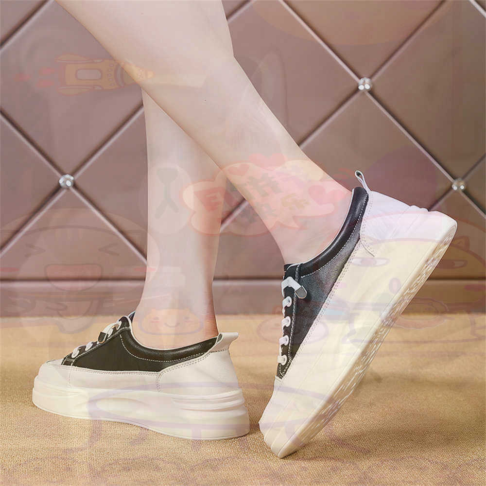Streetwear Brand Name - Lace-up chunky mocassins mulher skate sapatos