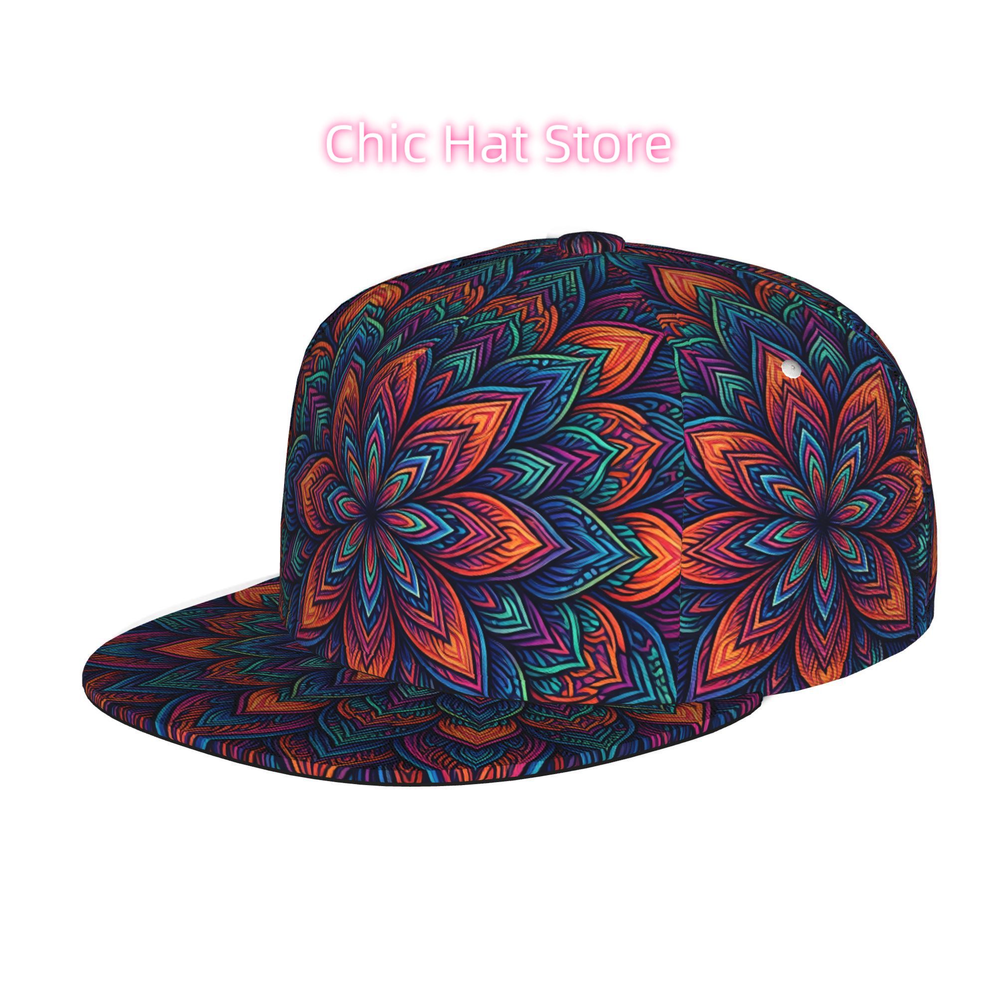 Streetwear Brand Beanie - Boné de beisebol com estampa vibrante