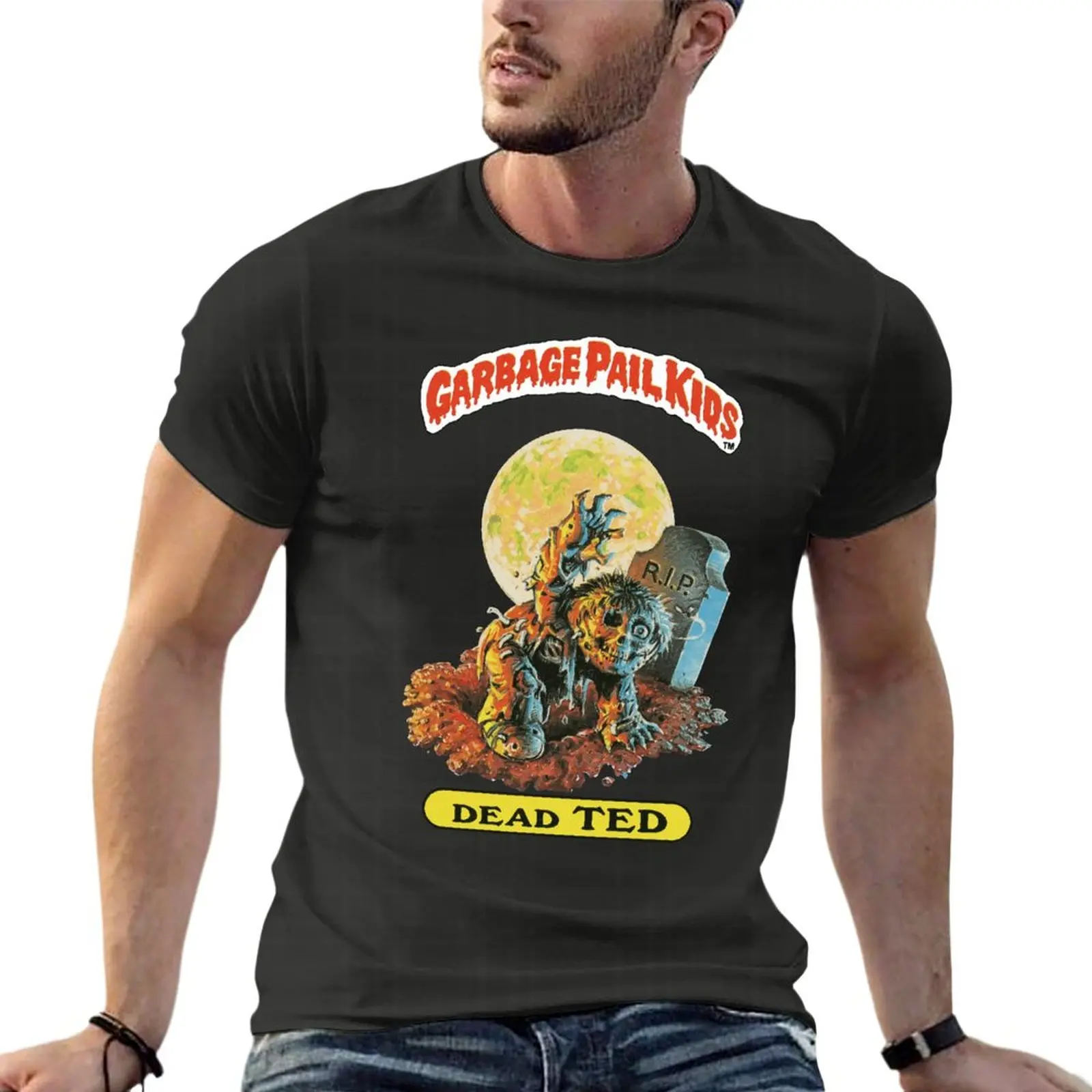 Streetwear Brand Shirts - Camiseta de balde de lixo oversize