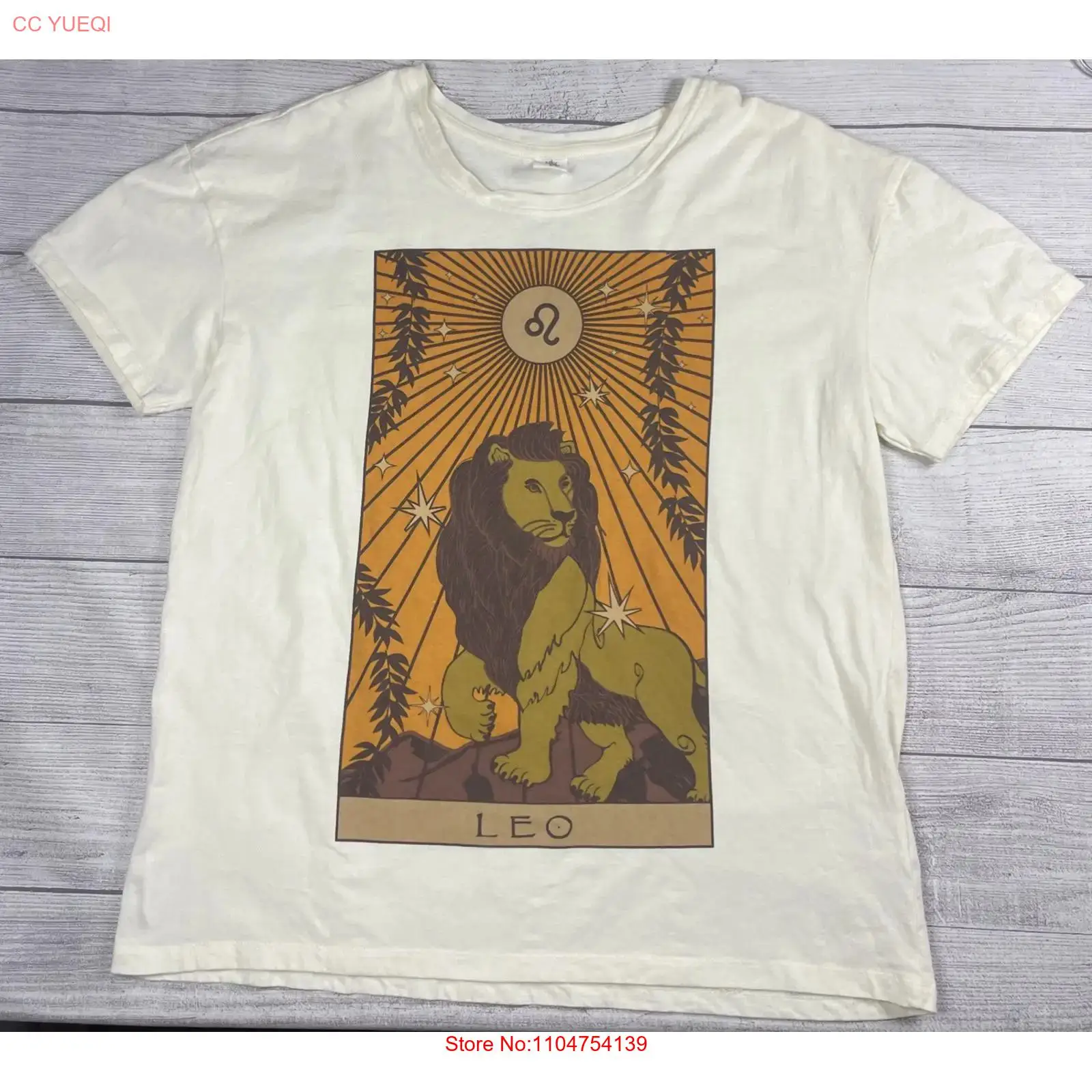 Streetwear Brand La - Camiseta Vintage Y2K Zodíaco Leão Tamanho