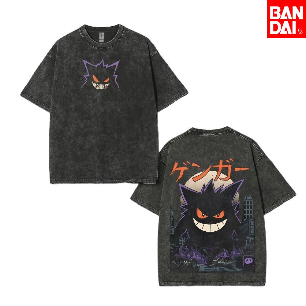 Streetwear Brand Beanie - Camiseta Masculina Pokémon Gastly Haunter Gengar