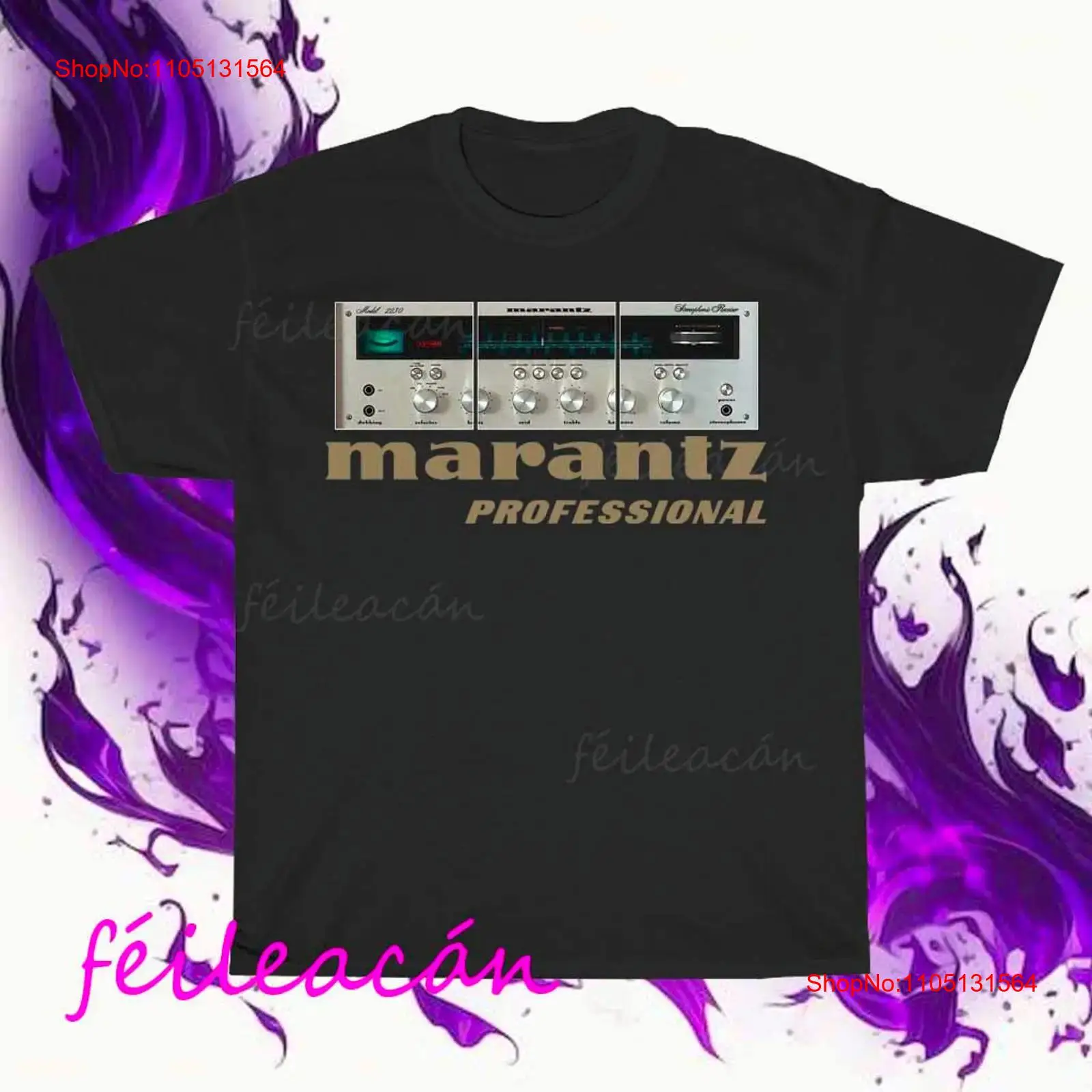 Streetwear Brand Shirts - Nova marca marantz amplificador logotipo americano