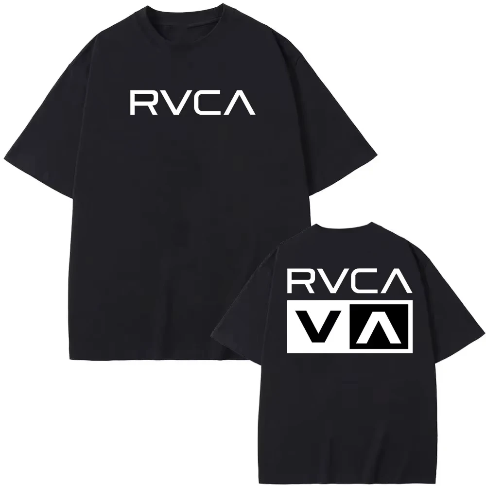 Camiseta RVCA Preta de Algodão - Streetwear Brand Shirts avaliação e preço
